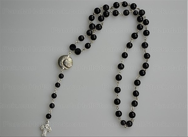 how to make a rosary necklace step4
